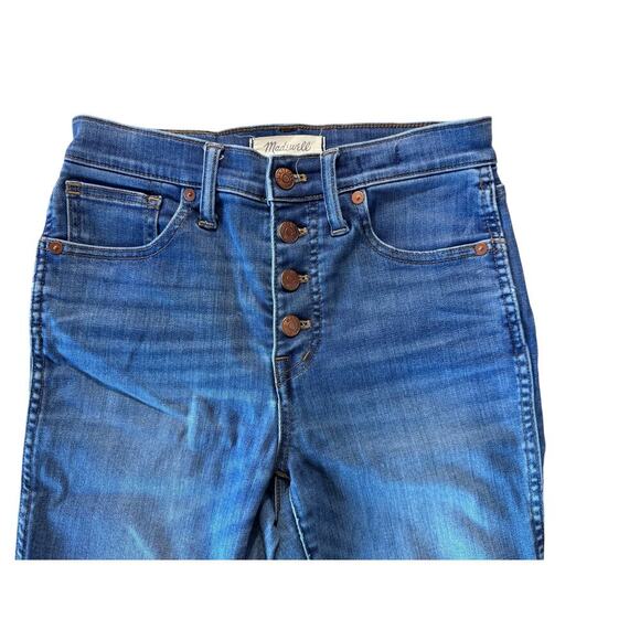 Madewell 10" High-Rise Skinny Crop Jeans: Button-Front TENCEL™ Denim Editn - 25 - Picture 4 of 12